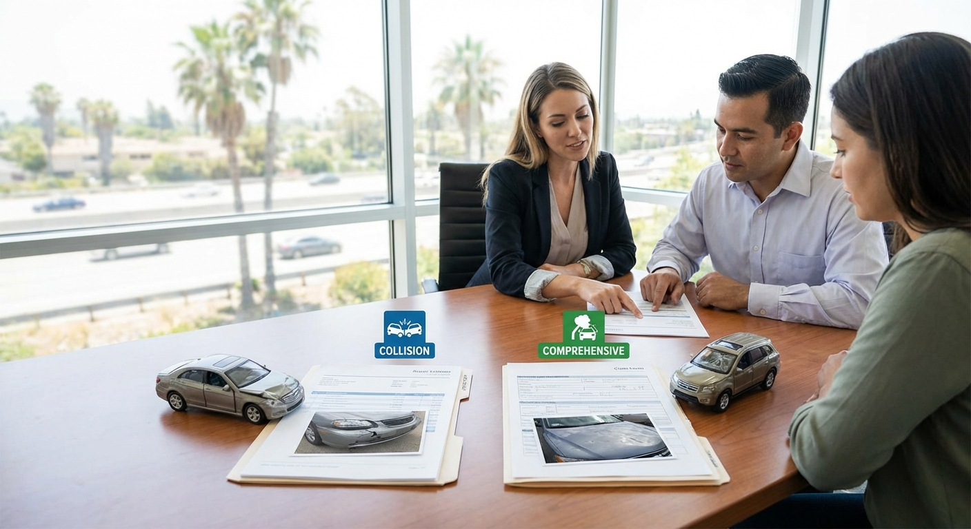 california car insurance comprehensive vs collision - California insurance guide